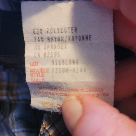 Pelican Cove retro plaid pants - Picture 8 of 10